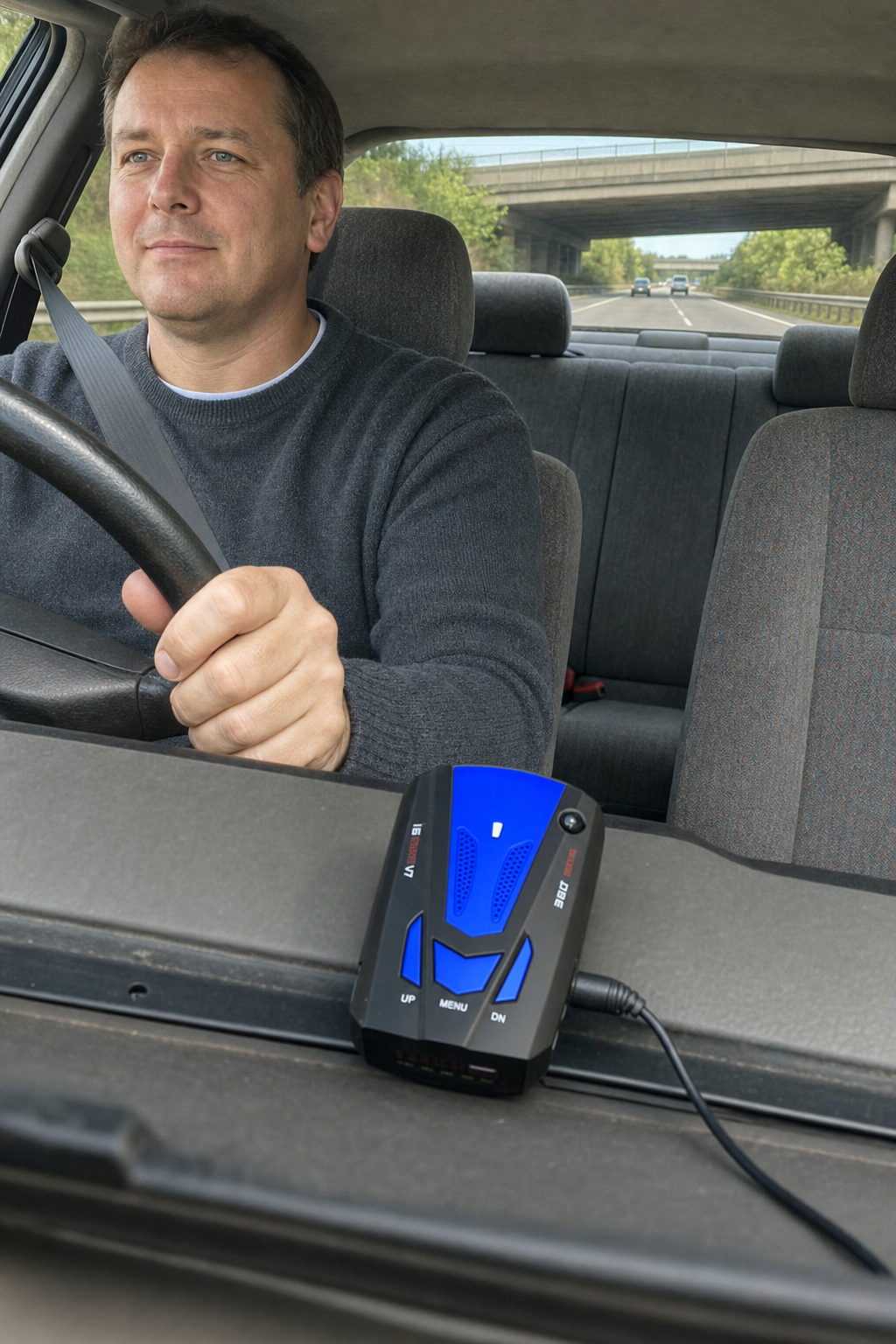 Radar detektor za auto – 360° detekcija do 2500 m Kvalitetno