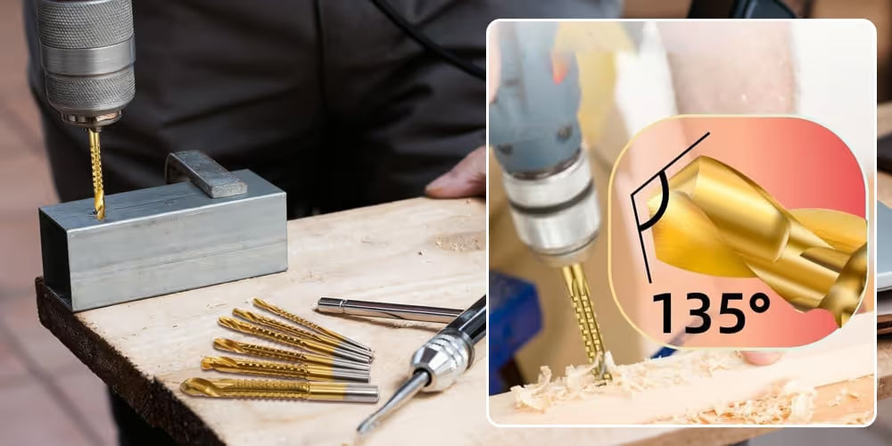 Premium Spiralna Glodala za Precizno Rezanje (6 KOMADA) Kvalitetno
