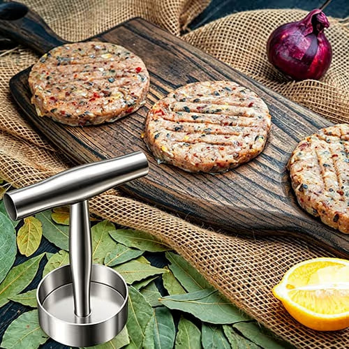 Preša za burgere od nehrđajućeg čelika 🍔 Kvalitetno