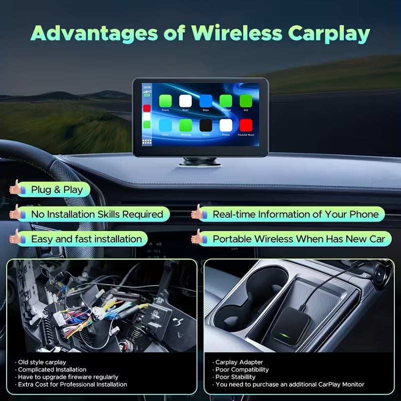 👉 DriveMax™ Auto Stereo MP5 Player sa CarPlay & Android Auto Kvalitetno