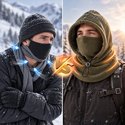 Zimska Kapa s Maskom za Lice – Topla Zaštita od Hladnoće Kvalitetno