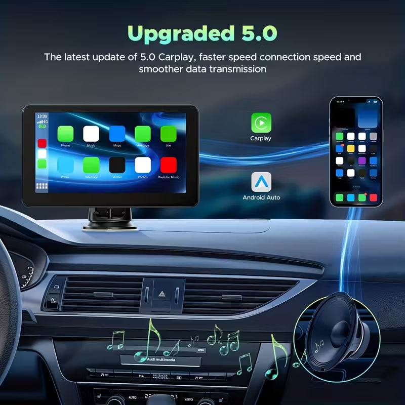 👉 DriveMax™ Auto Stereo MP5 Player sa CarPlay & Android Auto Kvalitetno