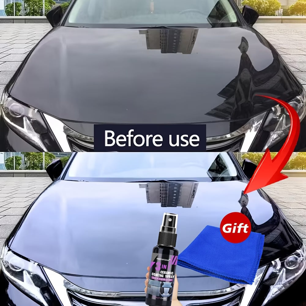 🚗 Auto Keramički Nano Premaz 3u1 – Profesionalna Zaštita i Ogledalo Sjaj ✨ Kvalitetno