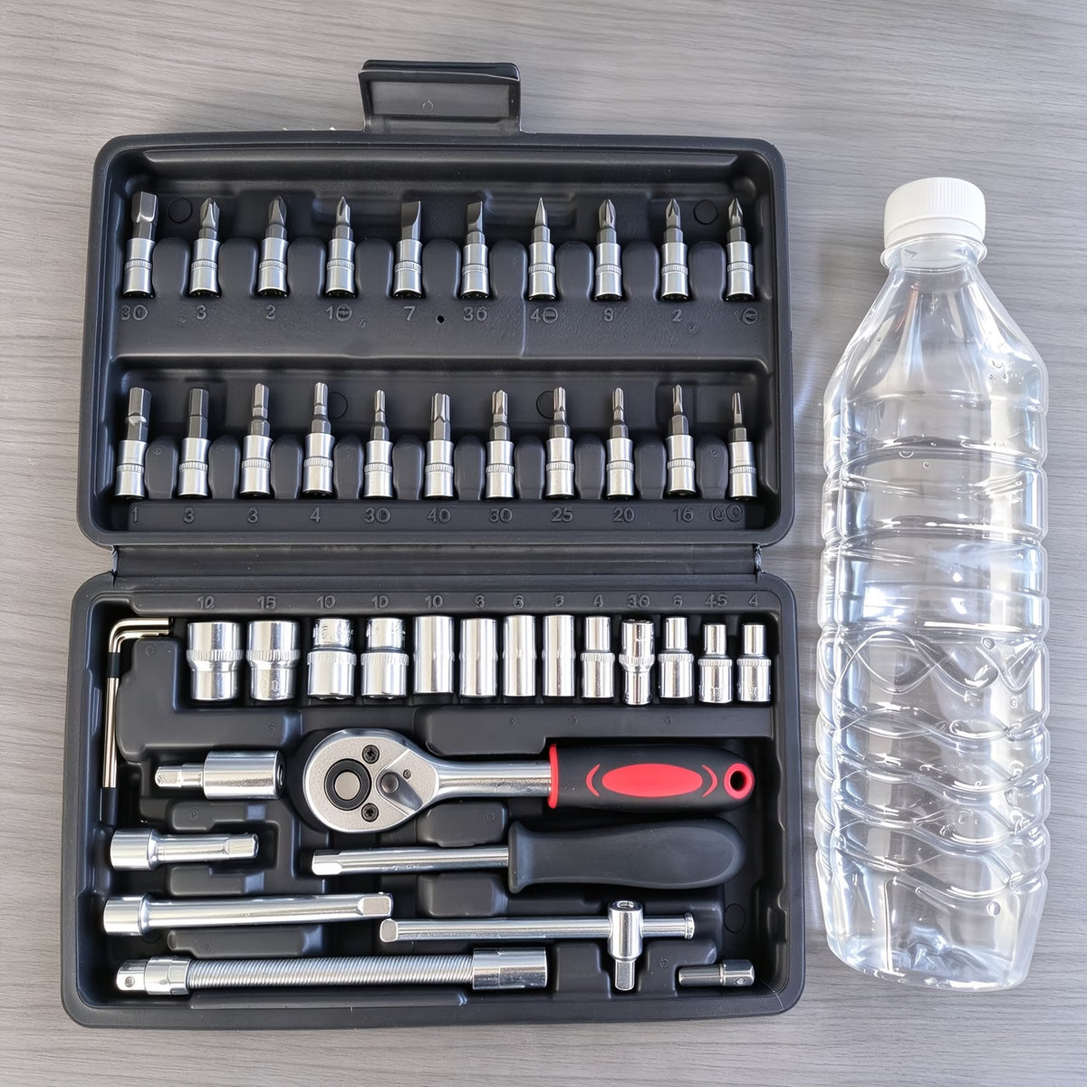 Chrome Vanadium Set Nasadnih Ključeva 46 Dijelova 🔧 Kvalitetno