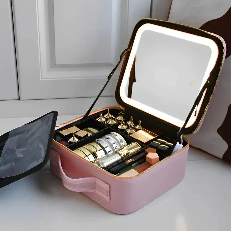 Torba za šminku s LED ogledalom - Kvalitetno