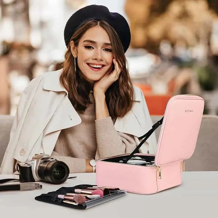 Torba za šminku s LED ogledalom - Kvalitetno