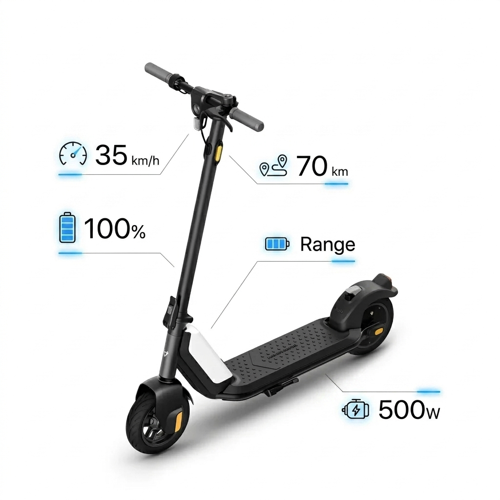 NIU KQi1 Pro Električni Trotinet – 25km Domet, 25km/h, 250W Motor (EU verzija) Kvalitetno