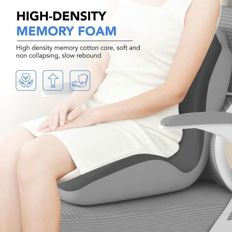 Ergonomski Jastuk za Sjedenje od Memory Pjene – Podrška za Leđa i Kičmu Kvalitetno