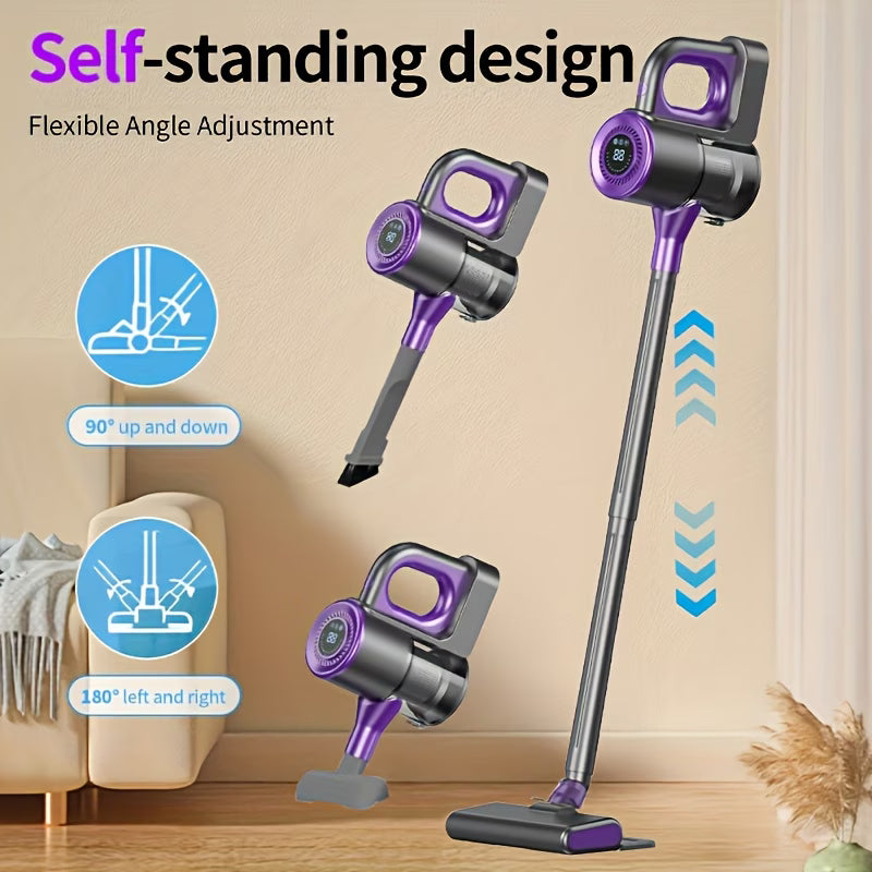 4u1 Bežični Usisivač – Usisavanje, Brisanje i Čišćenje u Jednom | 8000Pa Snažno Usisavanje Kvalitetno
