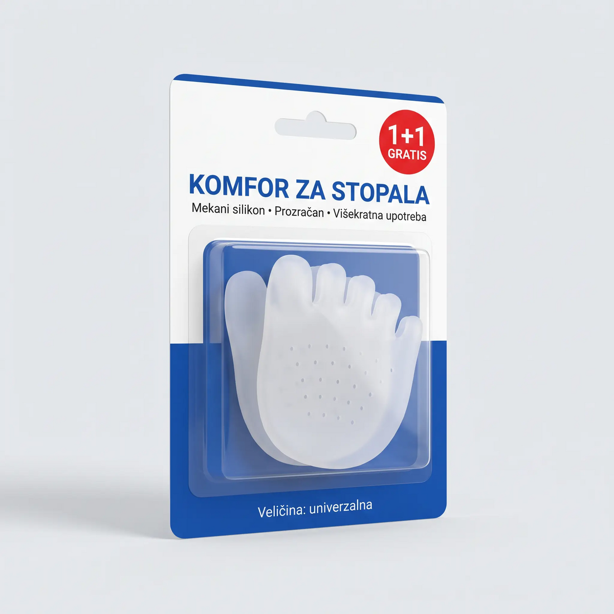 Alignura™ 3-in-1 silikonski razdjelnik prstiju za stopalo (1+1 GRATIS) Kvalitetno