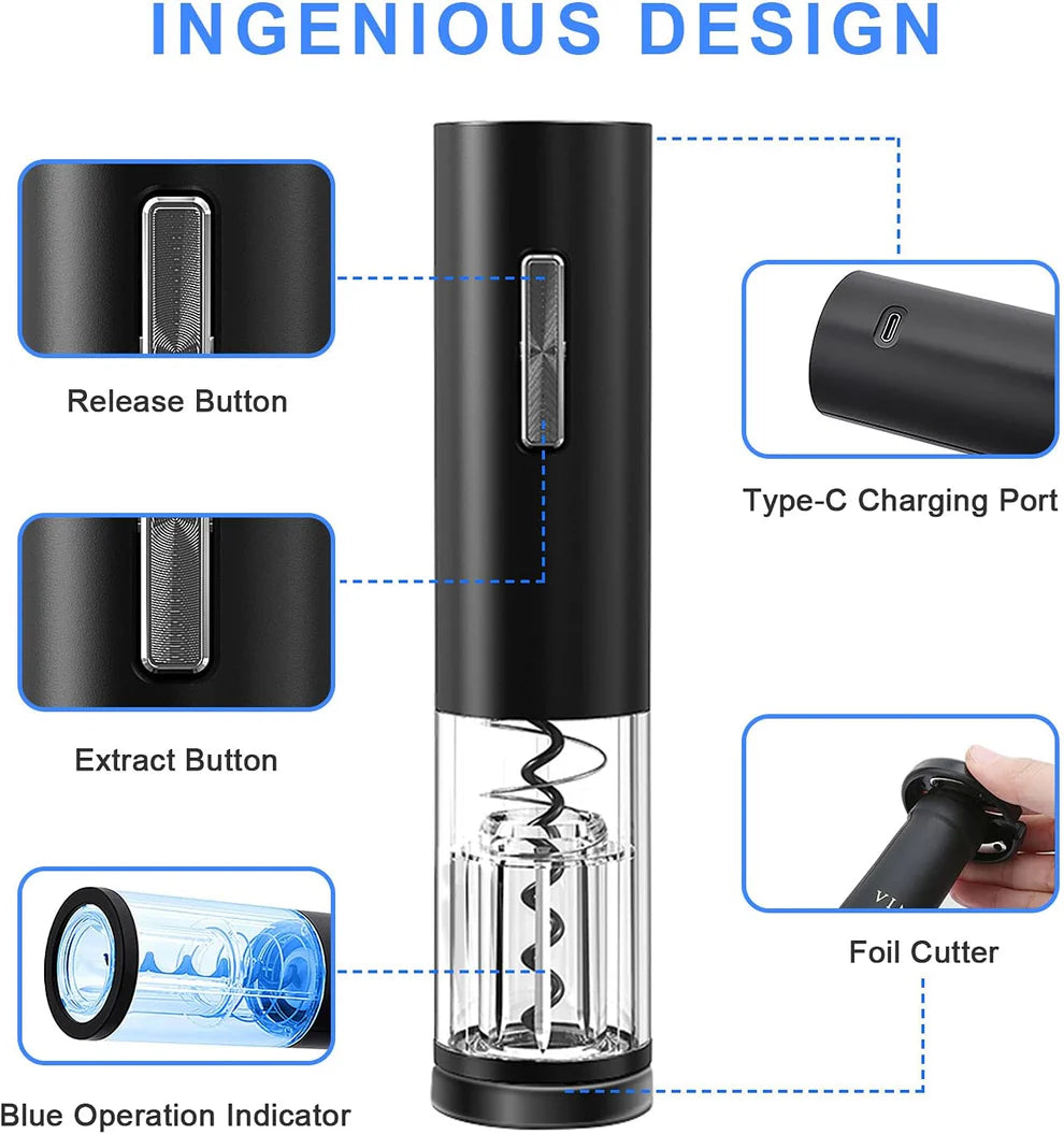 Električni otvarač za vino WineGenie Kvalitetno