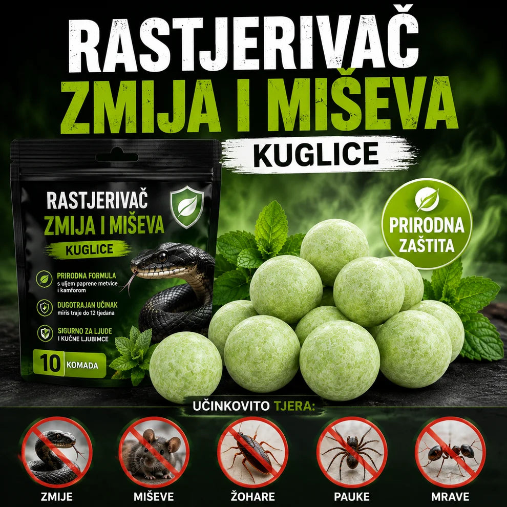 Rastjerivač zmija i miševa – kuglice (10 KOMADA) Kvalitetno